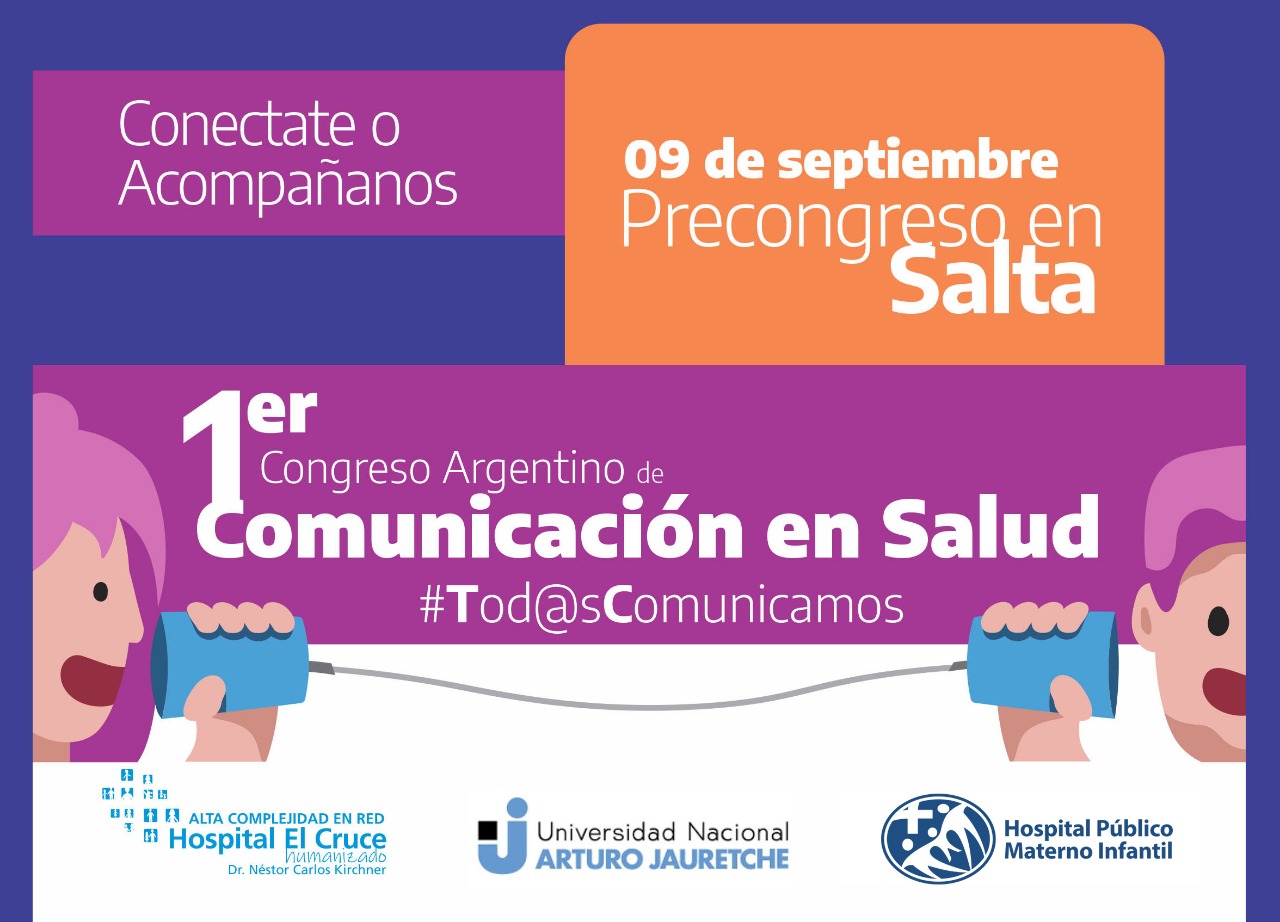 Se viene el 2do. Pre Congreso de Comunicación en Salud en Salta