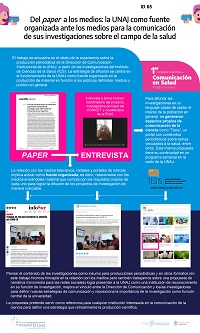 Del paper a los medios: la UNAJ como fuente organizada ante los medios para la comunicación de sus investigaciones sobre el campo de la salud